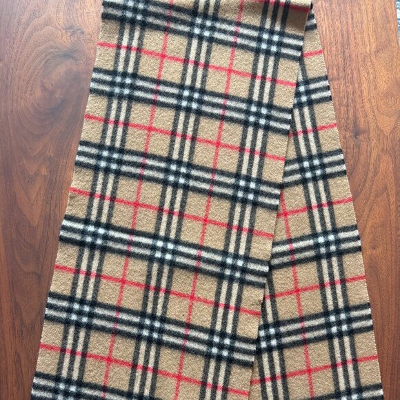 Burberry Cashmere Scarf - Nova Check - Picture 1 of 4